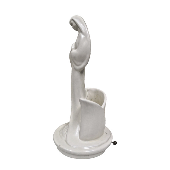 VTG Royal Haeger Switzerland Ave Maria Musical Planter & Figurine 11” Music Box - Picture 2 of 9